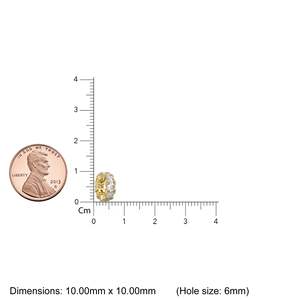 จี้รูปวงกลมอะเมทิสต์ทองคำอิตาลี 14k, จี้รูปวงกลมอะเมทิสต์สีม่วง, ที่ใส่จี้รูปวงกลม, จี้รูปวงกลมประดับเพชรตลอดวง, กุมภาพันธ์ - Product Image 2