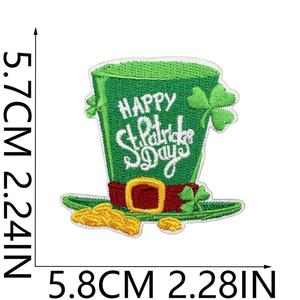 Écussons brodés personnalisés sur mesure, logo d'usine, appliques en chenille, badges thermocollants pour vêtements, sacs, casquettes, chapeaux, vêtements, OEM - Product Image 5