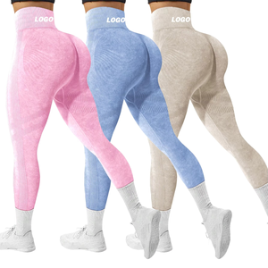 Pantalones Deportivos de Cintura Alta para Mujer, Pantalones de Yoga Populares, Elásticos, Ajustados, de Colores Sólidos, Ideales para Correr - Product Image 6