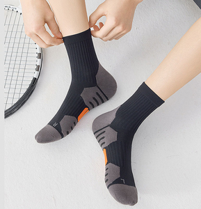 Custom Professional Running Quick Drying Knee High Autumn Spandex/<b>Polyester</b> Breathable Eco-Friendly Yoga Sports <b>Socks</b> Wholesale - Product Image 4