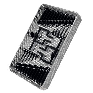 Ensemble de rétracteurs lombaires McCulloch, lames chirurgicales radiolucides, instruments de discectomie et de laminectomie, étui MEDESA - Product Image 5