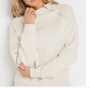 Sweat-shirts à capuche d'hiver unis à coupe oversize, en tricot polyester/coton, à manches raglan, effet délavé à l'acide, avec empiècements frontaux, du fabricant - Product Image 3