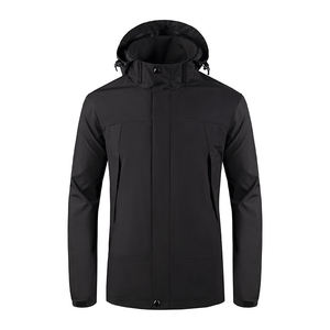 Chaqueta Softshell de Alta Calidad para Hombre, Impermeable, Cortavientos, Transpirable, Chaqueta de Forro Polar para Clima Frío, Ropa Térmica para Senderismo - Product Image 6