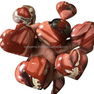 Piel de serpiente natural jaspe corazón tallado Reiki piedra semipreciosa piedra preciosa decoración del hogar Feng Shui estilo recuerdo - Product Image 6