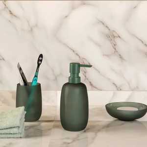 Modern Brushed Nickel Stainless Steel Soap <b>Dispenser</b> Rustproof Tall Liquid Hand Soap <b>Pump</b> <b>Bottle</b> for Hotel Bathroom Vanity - Product Image 5