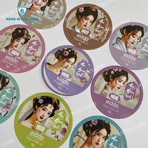 Luxury Custom Printed Glossy Coated Paper Sticker <b>Sheet</b> OEM ODM Brand Logo Label Vietnam Manufacturer - Product Image 2
