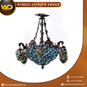Lámpara de Techo Colgante Decorativa Estilo Cesta Antigua para Sala de Estar, Comedor, Hotel, Interior del Hogar - Product Image 6