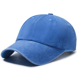 100%Cotton Customized Baseball <b>Caps</b> Washed Soft Top Vintage Distressed Dad <b>Hats</b> Custom Print Logo 6Panel Structured Canvas - Product Image 5