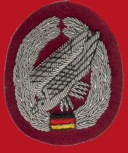 Insignia Bordada Personalizada del EAGLE-663 de la LUFTWAFFE Alemana con Ancla y Corona de Laurel, Parche de Tela Cosido para Uniforme - Product Image 6