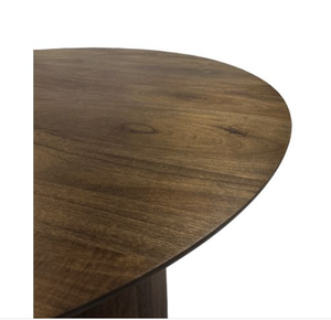 Table à manger ronde moderne en bois, table de dîner contemporaine pour la maison, l'hôtel, l'appartement - Product Image 3