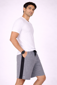 T-shirt pour homme 100% coton à manches courtes, respirant, coupe classique, couleur unie, vêtements de sport décontractés - Product Image 3