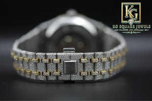 นาฬิกาข้อมือผู้ชาย สายสแตนเลส สตีล ระบบจักรกล หน้าปัดทรงกลม คริสตัล - Product Image 3
