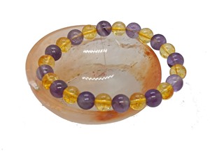 High quality Amethyst citrine Crystal Gemstone <b>Bead</b> <b>Bracelet</b> Fashion Charm Jewelry for <b>Men</b> Women for Energy Meditation Gift - Product Image 5