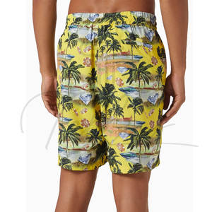 กางเกงขาสั้นชายลายทาง กันน้ำ แห้งเร็ว ระบายอากาศได้ดี เหมาะสำหรับเล่นน้ำชายหาด เล่นเซิร์ฟ น้ำหนักเบา ใส่สบายในฤดูร้อน มีเชือกผูกเอว มีโลโก้ ไซส์ใหญ่ - Product Image 6