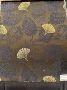 100% tela de satén Jacquard de poliéster ultrasuave de secado rápido transpirable hilo metálico Abaya para niñas en AZUL PK1340T - Product Image 3