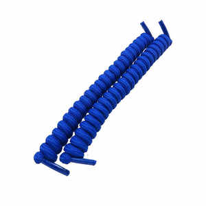 Spiral Curly Shoe Laces 4MM Thick Elastic <b>Shoelaces</b> Round Elastic No Tie <b>Shoelaces</b> 11 Colors - Product Image 2