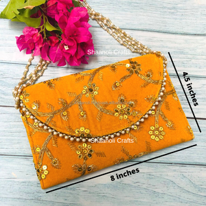 Nouveau indien fait à la main femmes velours pochette bijoux sac à main pour mère cadeau embrayages mariage retour cadeau embrayages - Product Image 2