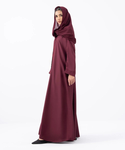 High Quality Thobe / Thawb Traditional Long <b>Islamic</b> Abaya With Attached Hoodie and Hijab - Modest Women's Jilbab Dress - Product Image 4