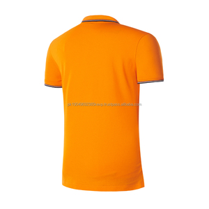 เสื้อโปโลสำหรับผู้ชายเสื้อยืดคอโปโลสำหรับตีกอล์ฟเสื้อยืดปักโลโก้ผ้าคอตตอน200Gsm โพลีเอสเตอร์ - Product Image 5