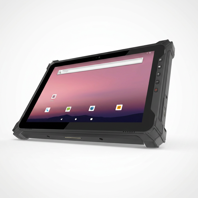 Industrial Grade 8 Inch Android 14 Rugged Tablet IP65 MIL-STD-810H, 1D 2D Scanner 700nits Display for WMS Warehouse Fields Works