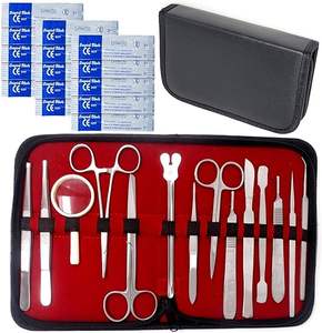 Kit de dissection avancé, ensemble d'instruments chirurgicaux de qualité supérieure, ensemble d'outils de dissection réutilisables, ensemble de chirurgie mineure approuvé ISO - Product Image 1