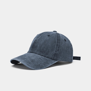 Gorra de Béisbol Unisex Personalizada de 6 Paneles, Color Sólido, Hilo de Algodón Lavado, Ajustable, Informal, para Adultos, para las Cuatro Estaciones - Product Image 4