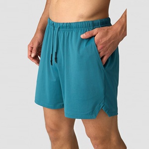 Pantalones Cortos Deportivos Retro Lisos al por Mayor, Pantalones Cortos de Baloncesto de Color Sólido Transpirables para Entrenamiento al Aire Libre para Hombre, Hechos en Bangladés - Product Image 3