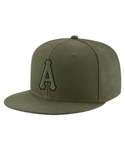 Gorra de Béisbol Snapback de 6 Paneles Verde Oliva de Primera Calidad con Panel Frontal Bordado en 3D, Unisex, Estilo Urbano, Ajustable - Product Image 1
