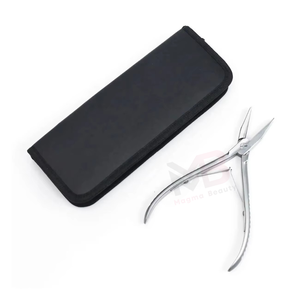 Pince à extensions de cheveux en acier inoxydable avec double crochet, outils de retrait d'extensions de cheveux, personnalisable - Product Image 1