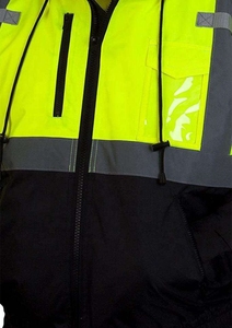 Chaqueta de Seguridad de Alta Visibilidad, Chaqueta de Trabajo Reflectante, Fabricante OEM Personalizado, Chaqueta Impermeable para la Construcción Industrial - Product Image 5