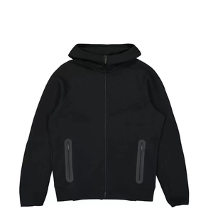Nouvel ensemble de survêtement Tech Fleece zippé avec capuche pour homme – Veste et pantalon décontractés, respirants, pour le sport et la gym - Product Image 4