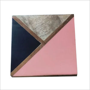 Luxury Square Horn Coffee Coaster Set For Bar Dining Table Customized Handmade Beverage Coasters Premium Table Protector - Product Image 5