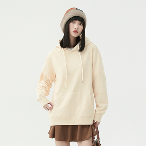 เสื้อฮู้ดดี้โอเวอร์ไซส์แบบยูนิเซ็กซ์ ผ้าฝ้ายพรีเมียมเนื้อนุ่ม สไตล์สตรีทแวร์ มีกระเป๋าจิงโจ้ รับผลิตแบบ OEM ODM - Product Image 5