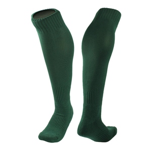 Knee High Soccer Socks Solid Color Breathable Knitted Spandex Polyester Adult Football Sport Wear Summer Standard <b>Thickness</b> - Product Image 2
