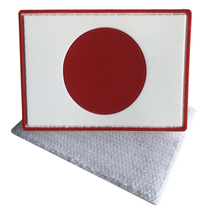 Parche de silicona 3D con bandera, rectangular, con gancho y bucle, insignia de PVC suave personalizada, listo para enviar, parches de goma suave al por mayor, etiqueta de PVC - Product Image 3