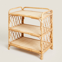 Meubles de chambre d'enfant de bonne qualité, table à langer en rotin canné, tables à langer en vente