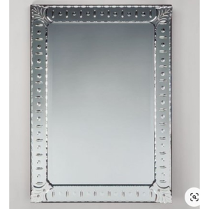 Elegante Espejo de Pared Estilo Barroco Veneciano | Espejo Decorativo de Vidrio de Estilo Antiguo de Lujo para Sala de Estar, Dormitorio y Decoración de Interiores de Hotel - Product Image 1