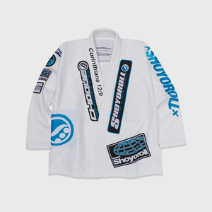 Kimono de Jiu-Jitsu BJJ Shoyorol de Calidad Premium RTS, 100% Algodón Puro, Tela de 440 g/m², Logotipo Frontal, Duradero, Transpirable, Lavado - Product Image 1