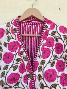 Nouvelle veste pour femme de qualité supérieure, faite à la main, pour l'hiver, le printemps et l'automne, écologique, imprimée numériquement, respirante, anti-rides, séchage rapide - Product Image 6