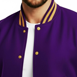 Chaquetas Varsity Letterman para hombre a precio de mayorista en grandes cantidades, chaqueta de invierno Letterman de béisbol con bordado personalizado para hombre - Product Image 4