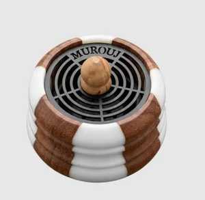 Brûleur à Bakhoor en Résine et Bois Créatif, Mabkhara Artisanale avec Design Rond Artistique pour Bakhoor et Parfums - Product Image 2