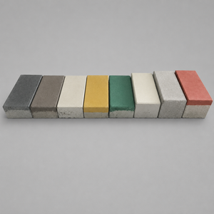 PP Plastic Double Cavity Rectangular Textured <b>Concrete</b> <b>Paver</b> <b>Mold</b> - Product Image 4