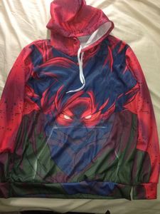 Sweat à capuche pour homme, imprimé numérique de personnage de dessin animé 3D, 100% polyester, séchage rapide, coupe ample, tendance, vente en gros - Product Image 6