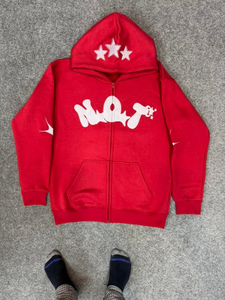 เสื้อฮู้ดดี้โอเวอร์ไซส์ผ้าฟลีซหนานุ่มคุณภาพสูงสำหรับฤดูหนาว น้ำหนัก 390GSM ปักลายแบบเรียบหรือสกรีนลายตามสั่ง ทรงหลวมสำหรับผู้ชาย - Product Image 5