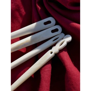 Traditional Handmade Bone <b>Sewing</b> Needle Strong Durable Leather Stitching Tool Natural Craft Needle for Tailoring DIY and Artisan - Product Image 3
