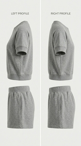 Shorts en coton pour hommes, taille élastique, confortables, décontractés, légers, respirants, tissu uni doux, pour un usage quotidien en été - Product Image 4