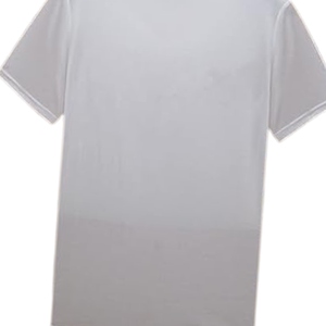 T-shirts pour hommes en tissu toile respirant avec strass OEM, logo personnalisable, manches courtes, coupe classique, col rond, été - Product Image 4