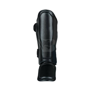 Protège-tibias en cuir professionnel légers pour le karaté, protections de jambes amovibles, protège-tibias pour le MMA et le kick-boxing - Product Image 6