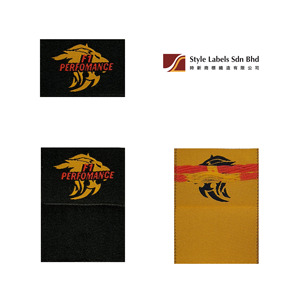 Étiquettes tissées personnalisées de qualité supérieure, découpées au laser, pour vêtements, avec personnalisation du logo de l'entreprise, étiquettes lavables pour sacs - Product Image 1