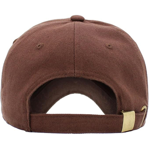 Casquette de baseball en coton bleu ciel vif, personnalisable, vierge, réglable, style Dad Hat, profil bas, pour équipe sportive - Product Image 5